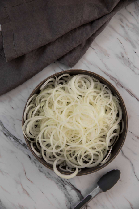 پیاز سوخاری ترد, طرز تهیه پیاز سوخاری