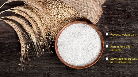 
			
		آشنایی با خواص باورنکردنی آرد گندم برای سلامتی
		خواص آرد گندم: 18 خاصیت باورنکردنی گندم برای سلامتی