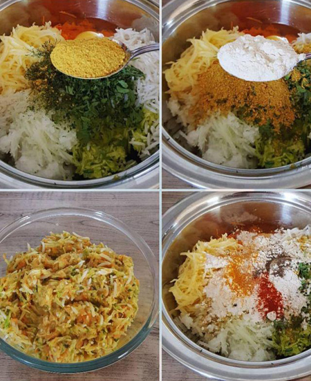 طرز پخت کوکو برنجی،نحوه درست کردن کوکو برنجی طرز تهیه کوکو برنجی,درست کردن کوکو برنجی