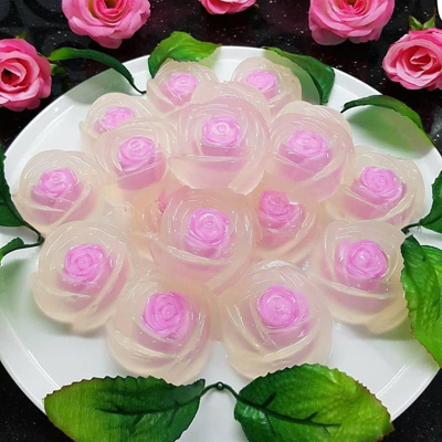 طرز تهیه ژله گل تک نفره