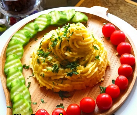 دستور تهیه پوره سیب زمینی رژیمی با شیر خوشمزه و سالم