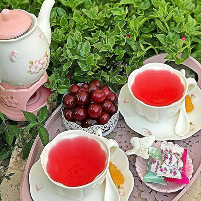 طرز تهیه چای آلبالو