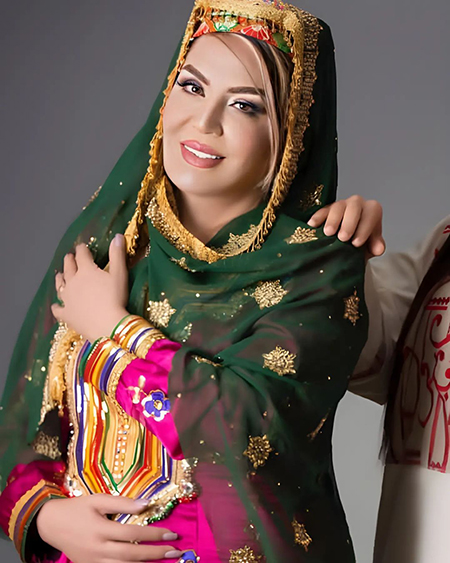 زهره حمیدی با لباس سنتی زهره حمیدی, بیماری زهره حمیدی