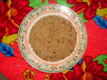  معروف ترین غذای افغانستان, غذای افغانی با برنج, غذاهای افغانی