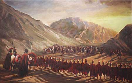 نبرد ترموپی جنگی بین ایران و یونان تنگه ترموپیل, نبرد ترموپیل, محل جنگ ترموپیل