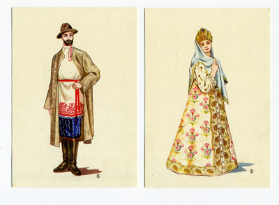 ویژگی های لباس سنتی, لباس سنتی مردان روسی