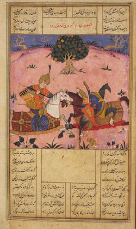 داستان گردآفرید یا گُردآفرین,شجاعت گردآفرید