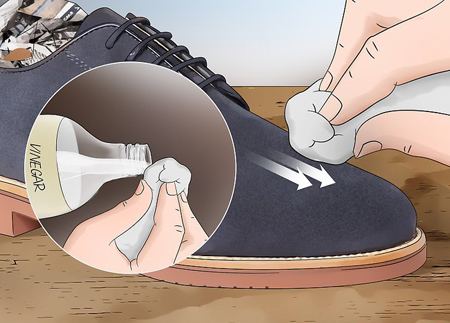 روش تمیز کردن کفش های جیر,نحوه تمیز کردن کفش های جیر