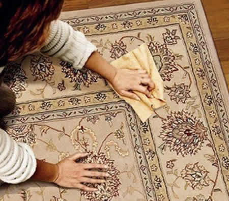 پاک کردن لکه روغن,پاک کردن لکه روغن از روی فرش