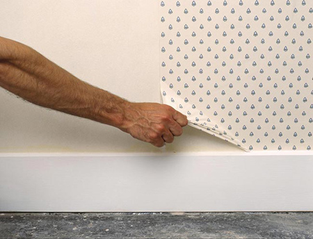 راحت ترین راه برای کندن کاغذ دیواری,راهنمای کندن کاغذدیواری