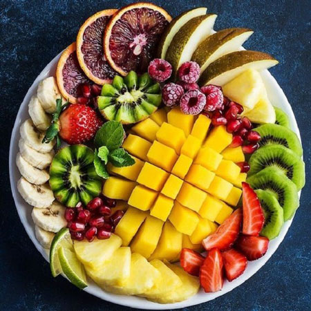 تزیین ظرف میوه, تزیین ظرف میوه برای میهمانی,ایده های میوه آرایی