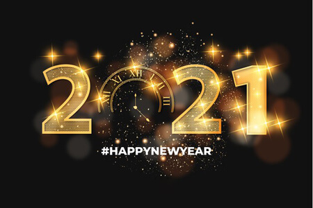 تصاویر تبریک سال 2021, تصاویر کارت پستال های سال 2021