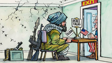 کارتون وضعیت افغانستان,تصاویر کارتون از وضعیت افغانستان,کاریکاتور افتادن افغان ها از هواپیما