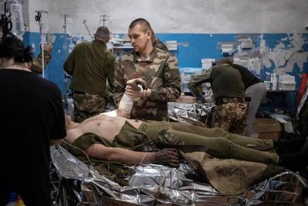 عکسهای جالب,عکسهای جذاب,سربازان زخمی ارتش اوکراین 