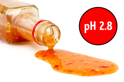مواد غذایی اسیدی, مواد غذایی اسیدی و بازی