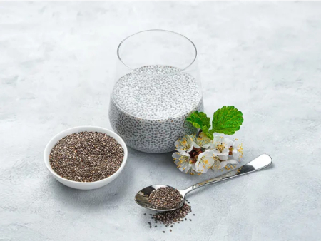 دانه چیا سرشار از فیبر است و هضم را بهبود میبخشد دانه چیا, دانه چیا و کاهش استرس
