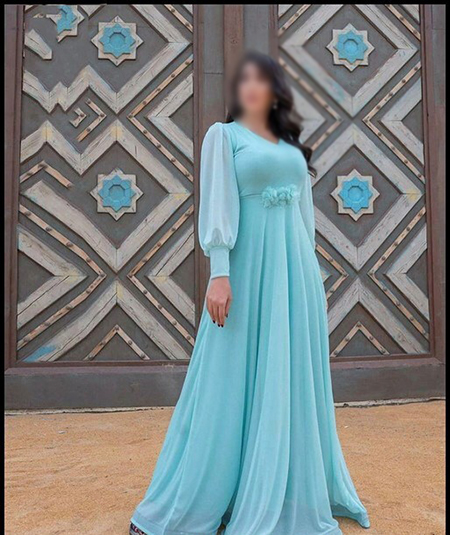 لباس فرمالیته عروس پوشیده رنگی لباس فرمالیته عروس پوشیده, مدل لباس فرمالیته, لباس فرمالیته عروس سفید