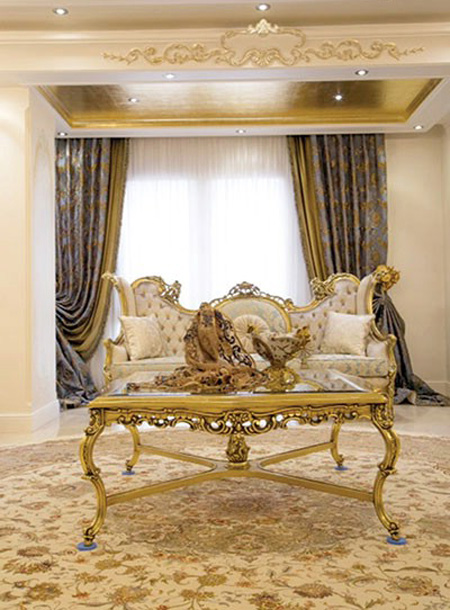 دکوراسیون و چیدمان طلایی, نکاتی برای استفاده از رنگ طلایی در خانه