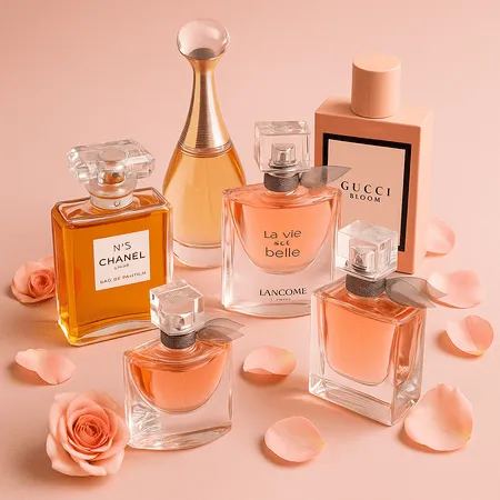 1- شنل شماره 5 - Chanel No.5 (Chanel)2- جادور دیور – J'adore Dior3- لاویه است بل لانکوم – La Vie Est Belle Lancôme4- فلاوربمب ویکتور اند رولف – Flowerbomb Viktor & Rolf5- گوچی بلوم – Gucci Bloom6- لیبر ایو سن لورن – Libre Yves Saint Laurentچند عطر زنانه پرفروش دیگر در بازار ایرانسؤالات متداول درباره انتخاب بهترین عطر زنانه