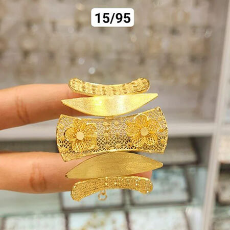 دستبند طلای لیوانی