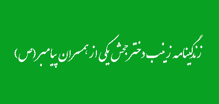 
			
		زندگینامه زینب دختر جحش
		زندگی نامه زینب بنت جحش همسر حضرت محمد (ص):
