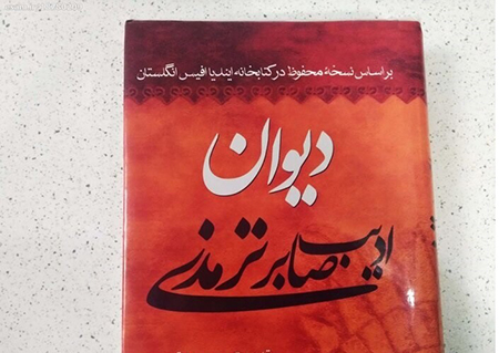 شعر ادیب صابر, دوران کودکی ادیب صابر, ادیب صابر شاعر پارسی گوی