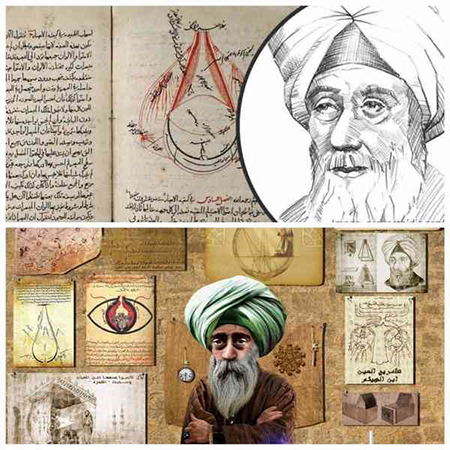 ابن هیثم فیزیکدان برجسته جهان اسلام ابن هیثم, نظریه ابن هیثم و ماه, آثار ابن هیثم احوال قوس و قزح
