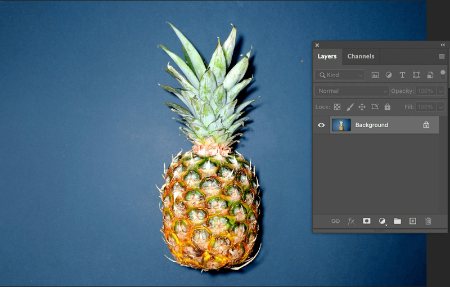 برای تبدیل عکس به براش در فتوشاپ تصویر را باز کنید ساخت براش از تصویر در فتوشاپ, ساخت Brush دلخواه در فتوشاپ, تبدیل عکس به براش در فتوشاپ