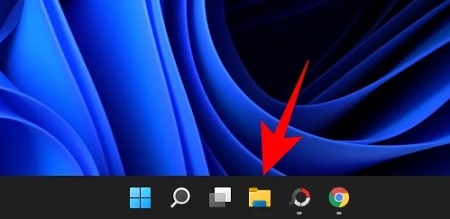 فایل اکسپلورر از راه های باز کردن کنترل پنل در ویندوز 11 میانبر کنترل پنل, باز کردن Control Panel ویندوز 11, کنترل پنل ویندوز 11