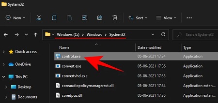 ابزارهای ویندوز میانبر برای باز کردن کنترل پنل ویندوز 11, میانبر کنترل پنل, باز کردن Control Panel ویندوز 11