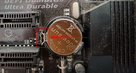 باتری CMOS, نحوه تعویض باتری CMOS,  تعویض باتری CMOS