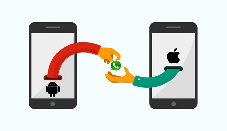 انتقال اطلاعات واتساپ از گوشی آیفون به اندروید انتقال اطلاعات واتساپ از اندروید به اندروید, انتقال اطلاعات واتساپ, انتقال اطلاعات واتساپ از آیفون به آیفون