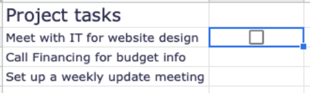چک باکس در Google Sheets ایجاد چک لیست در گوگل شیت, آموزش ساخت چک لیست در گوگل شیت