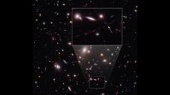 
			
		درخشش دورترین ستاره جهان در تصویر تلسکوپ جیمز وب
		