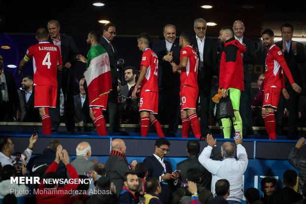 
			
		تبریک رئیس فیفا به باشگاه پرسپولیس برای سومین قهرمانی در لیگ برتر   
		