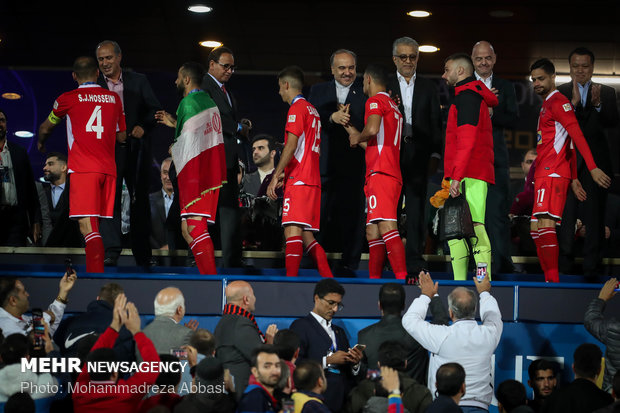 تبریک رئیس فیفا به باشگاه پرسپولیس برای سومین قهرمانی در لیگ برتر