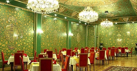 تصاویر هتل عباسی اصفهان,امکانات هتل عباسی اصفهان,تالار زرین هتل عباسی