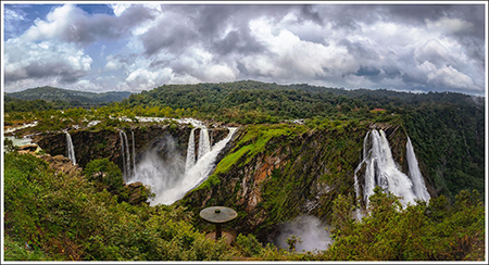 آبشار زیبای جاگ , جاذبه های گردشگری هندوستان , آبشار گراسوپا 