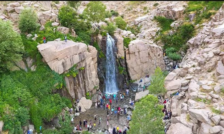 آبشار گنجنامه دشت میشان همدان,جاذبههای طبیعی همدان