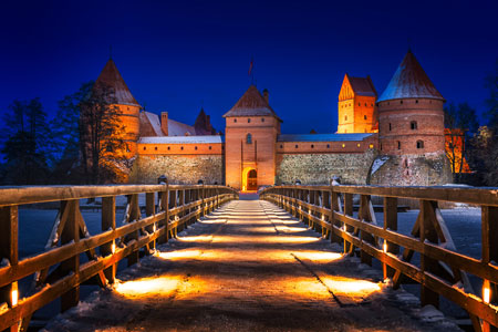 قلعه تراکای,جزیره تراکای,لیتوانی