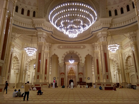 مسجد النور امارات, معماری مسجد النور, مسجد النور کجاست