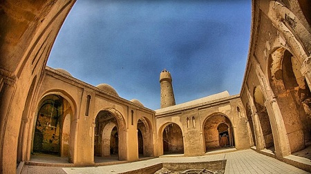 مسجد جامع فهرج یزد روستاهای فهرج, دهستان فهرج, دهکده کویری ایران