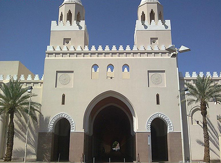 مسجد شجره مکه,بازسازی میجد شجره,تصاویر مسجد شجره