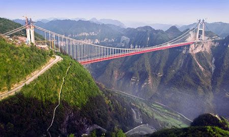 طولانی ترین پل جهان,طولانی ترین پل های جهان, پل Aizhai