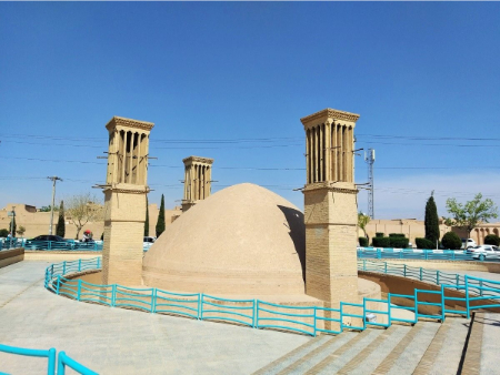معماری آبانبارهای یزد مرمت آبانبار رستم گیو, بازدید از آبانبار رستم گیو