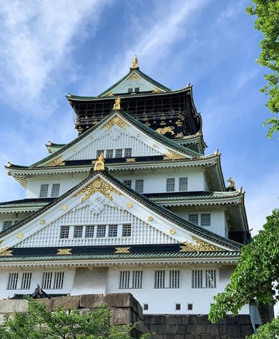 کاخ اوزاکا ژاپن,قلعه اوزاکا,اوساکا ژاپن