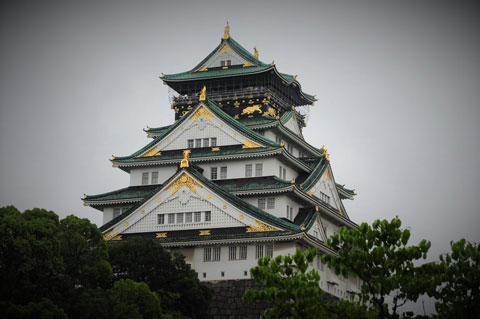 کاخ اوزاکا,زیباترین کاخ های جهان,ژاپن
