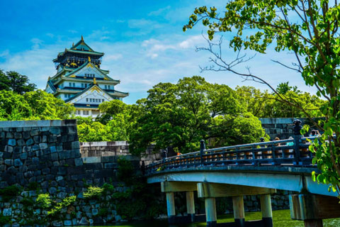 کاخ اوزاکا,قلعه اوزاکا,جاذبه های گردشگری جهان