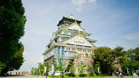 کاخ اوزاکا,جاذبه های گردشگری ژاپن,ژاپن