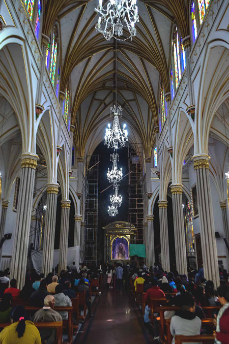 کلیسای لاس لاخاس,تاریخچه کلیسای لاس لاخاس,کلیسای لاس لاخاس در کلمبیا